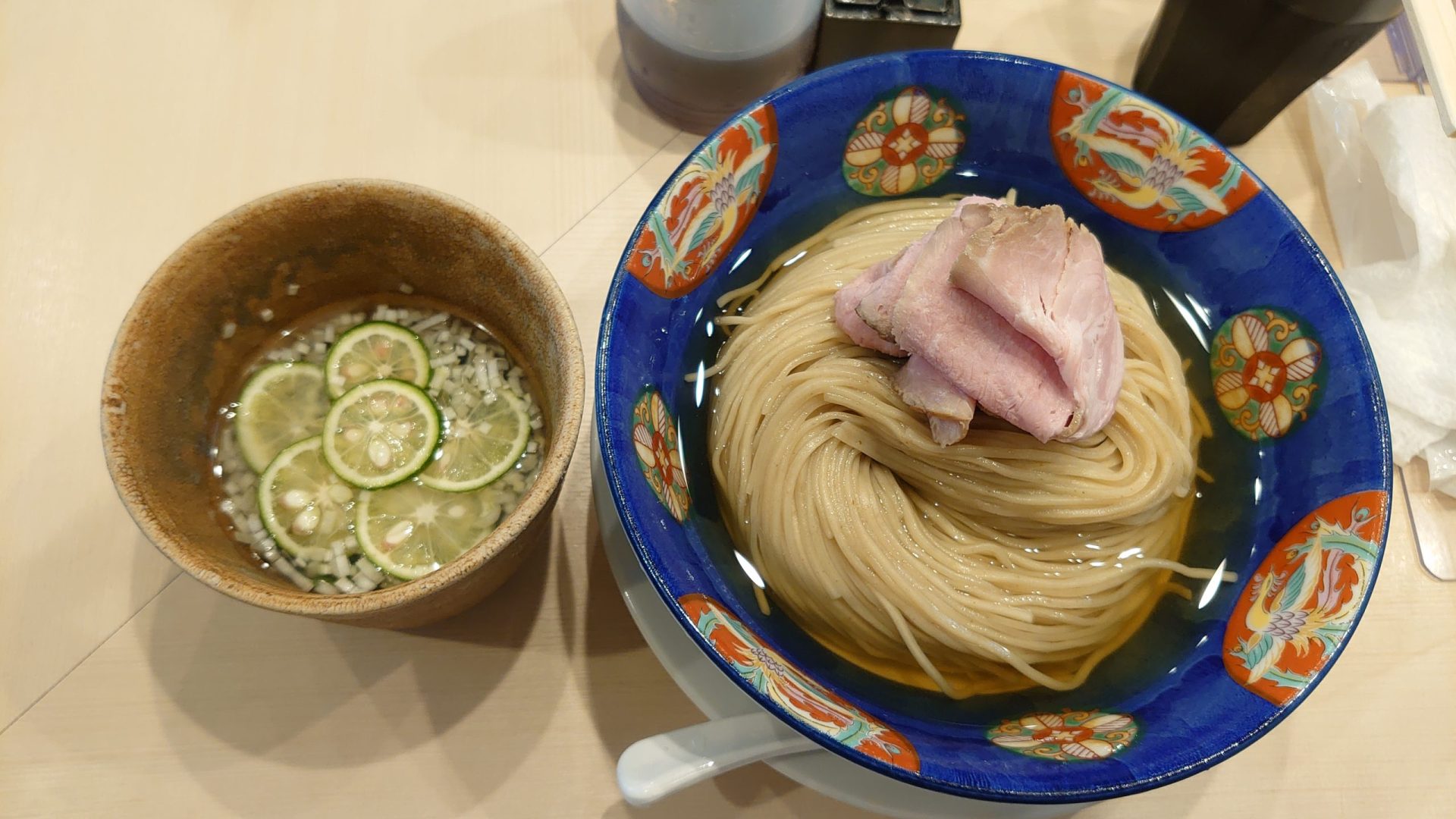 つけめん金龍【夏季限定/すだち冷や冷や】＠東京都千代田区淡路